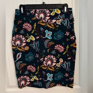 Women’s loft size 2 Floral Patterned Skirt - Multicolor #128